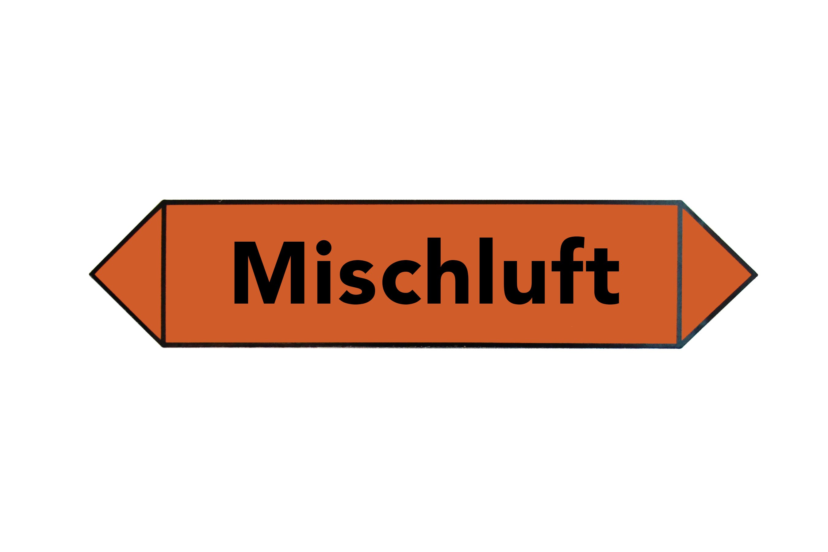MEZ-STICKER - Mischluft orange