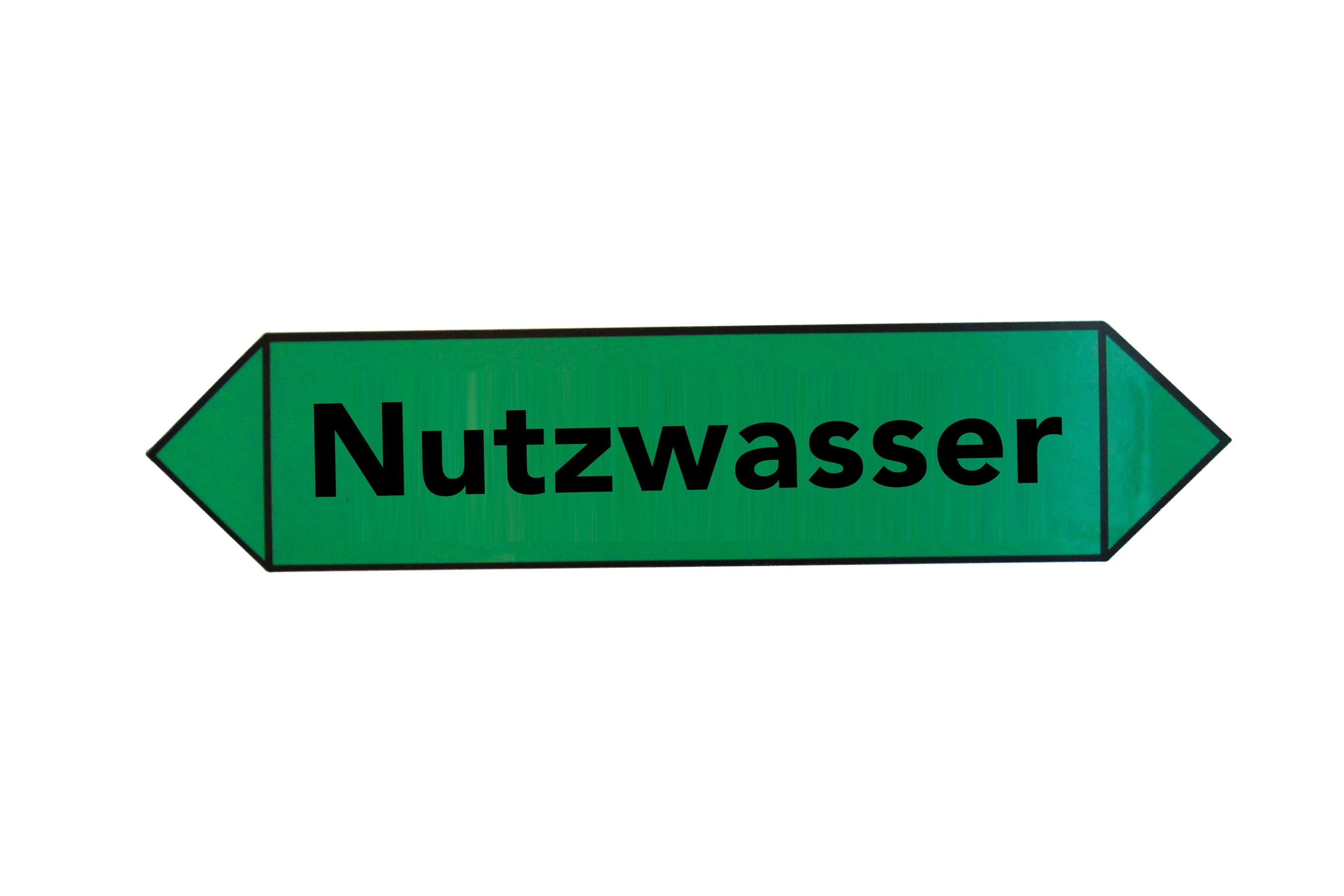 MEZ-STICKER - Nutzwasser grün