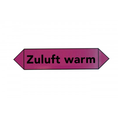 MEZ-STICKER - Zuluft warm viol